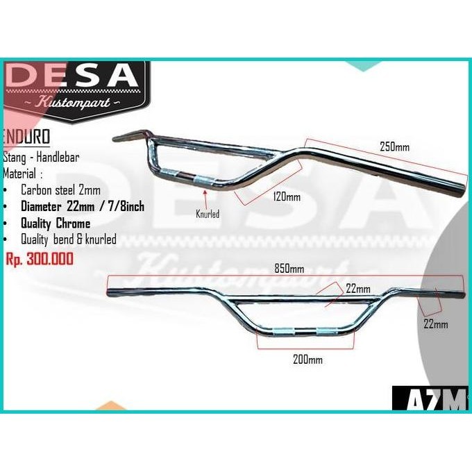 Stang Custom Stang Motor Stang scrambler Stang tracker Enduro Chrome 1