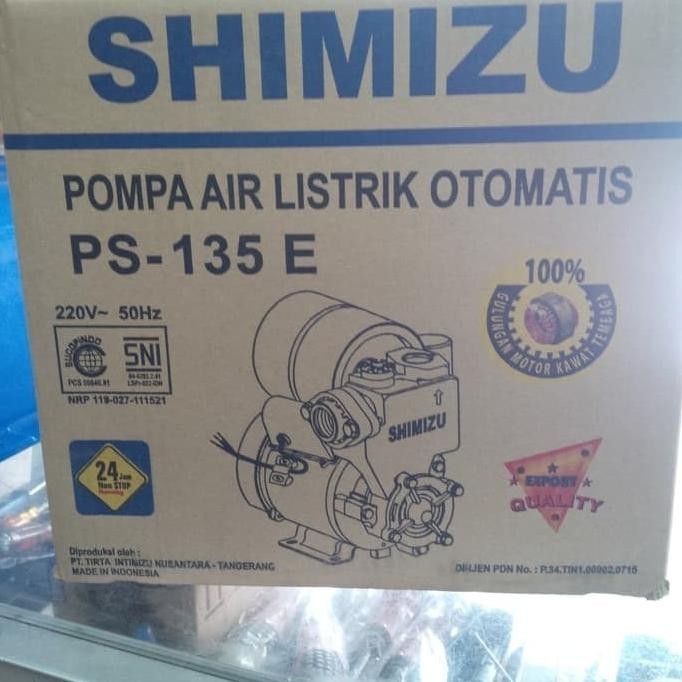 Shimizu Ps 135 E / Pompa Air Pendorong Otomatis Shimizu Ps 135 E