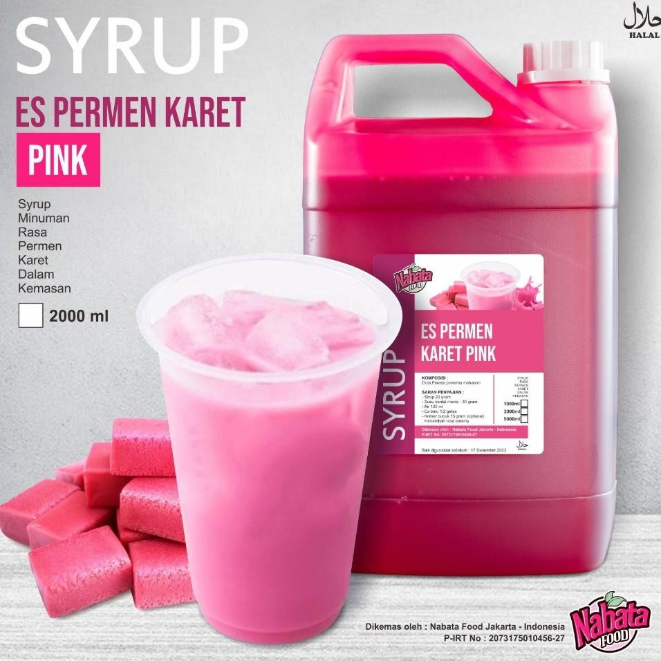 

Sirup Permen Karet Viral Surabaya 2 Liter