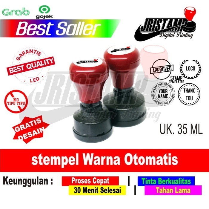 

JUAL *PROMO* stempel Karet Flash I Stempel Otomatis I Stempel Murah 35 mm