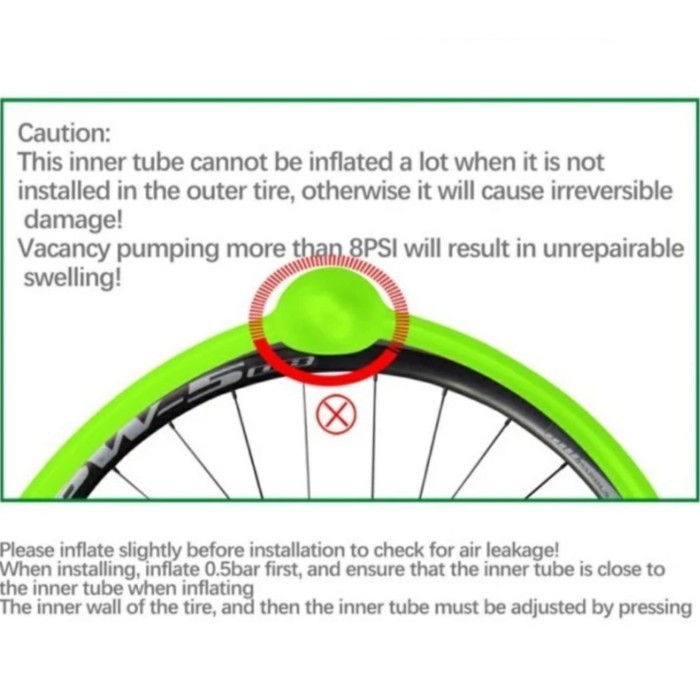 Ban Dalam Roadbike Super Ringan Ridenow 700C 18-32C