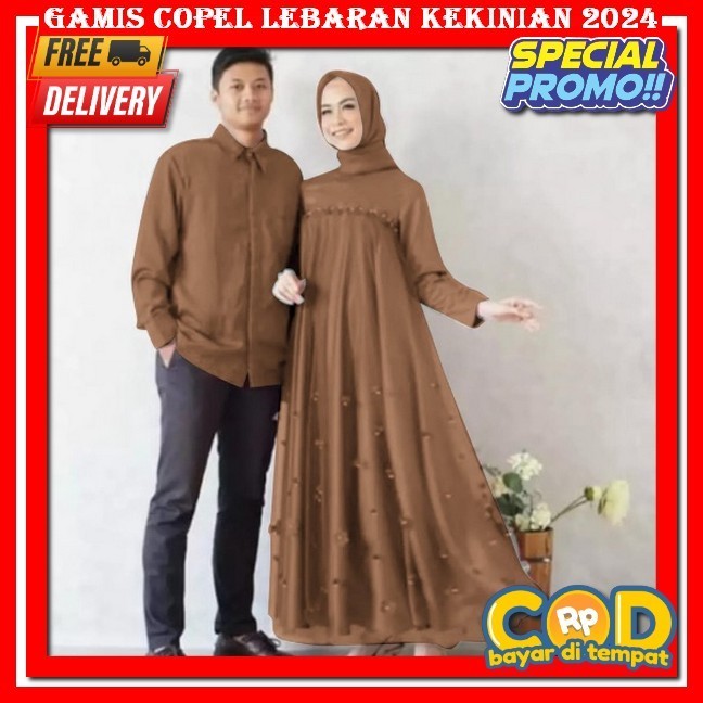 Kapelan Suami Istri Terbaru 2024 Set Family Lebaran Set Baju Kopel Hari Raya Games Caople Suamiistri