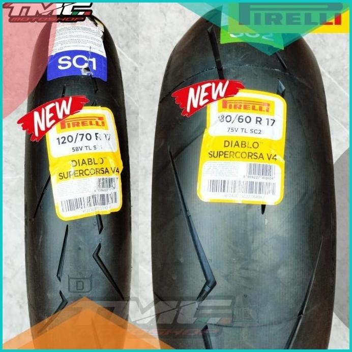 Ban Pirelli Diablo SuperCorsa 120/70 180/60 Zx6R Z900 R6 R1 CBR600 16n