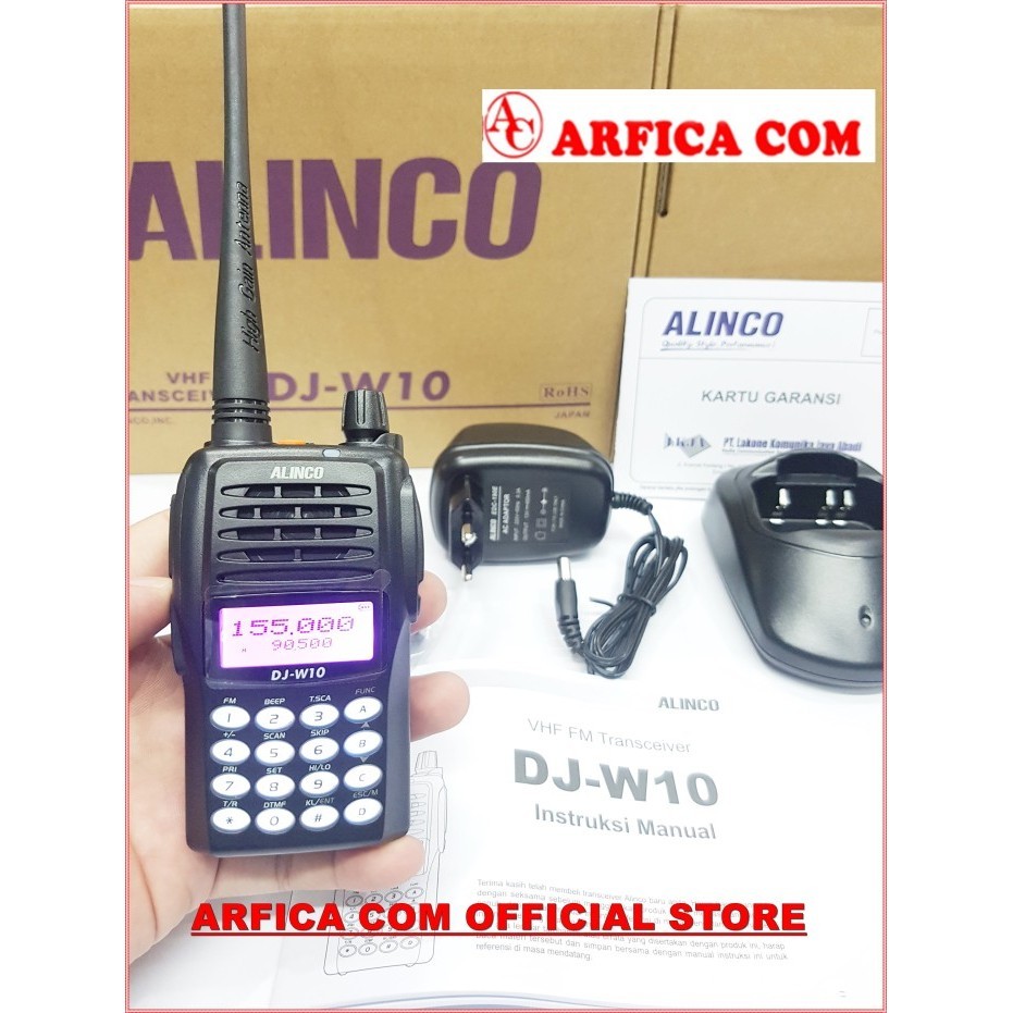 HT ALINCO DJ-W10 - HT ALINCO DJ W10 ORIGINAL MURAH