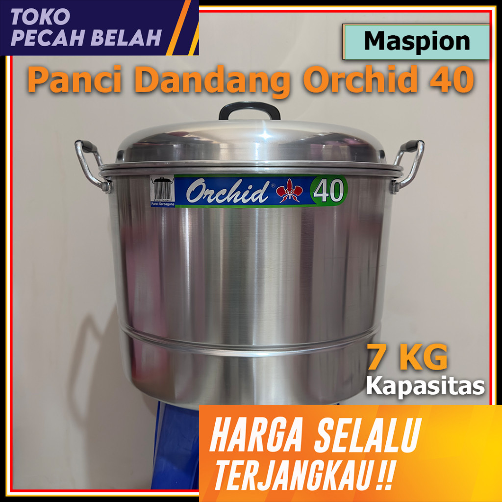 Panci Serbaguna Dandang Langseng / KALAKAT KUKUSAN ORCHID 40 CM Maspion