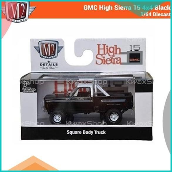 M2 Machines GMC High Sierra 15 4x4 Black 1/64 Diecast R62 16novz3 tool