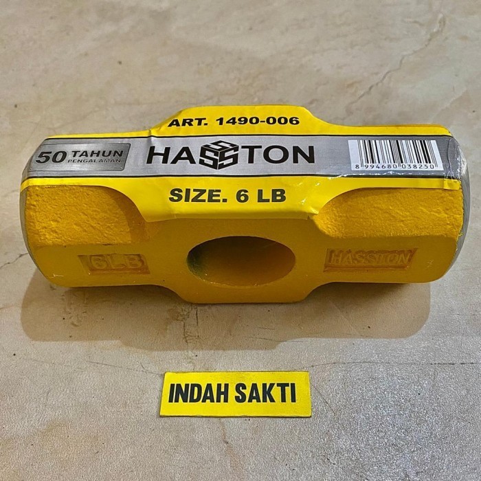 TERMURAH - KEPALA PALU BODEM 6 LB 3 KG HASSTON PALU BATU 6LB 3KG TANPA GAGANG