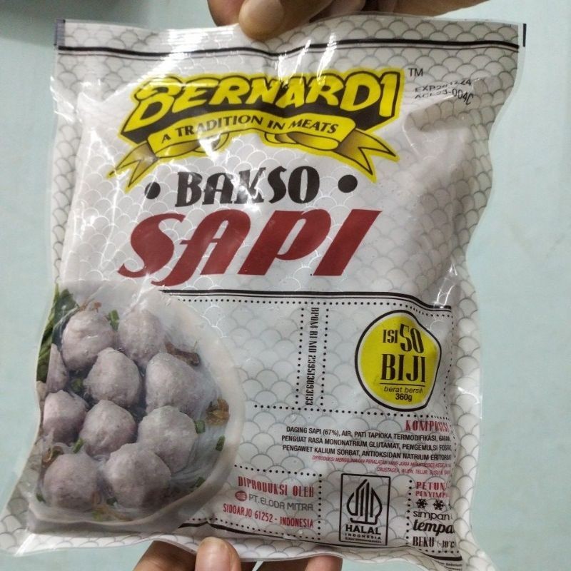 

Bakso Sapi Bernardi isi 50pcs