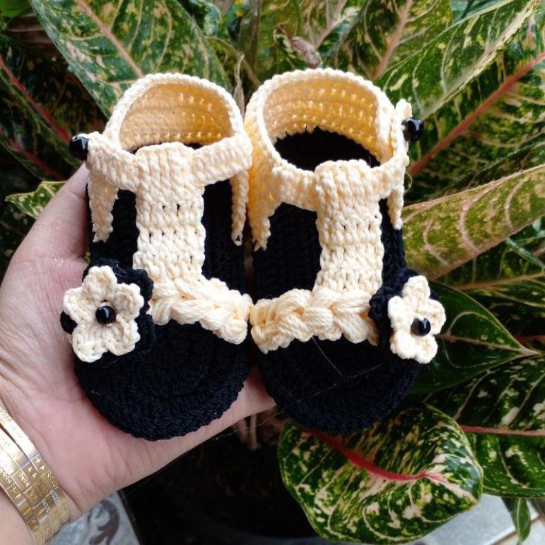 "Beli Lebih, Hemat" sepatu sendal bayi perempuan rajut prewalker kekinian lucu cantik murah bisa custom ||