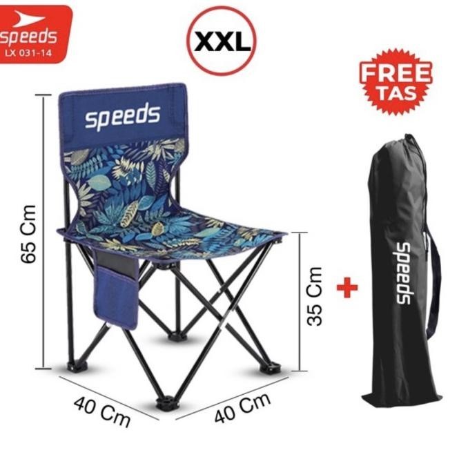 Kursi Lipat Outdoor Portable Kursi camping Bangku Gunung Speed (XL)