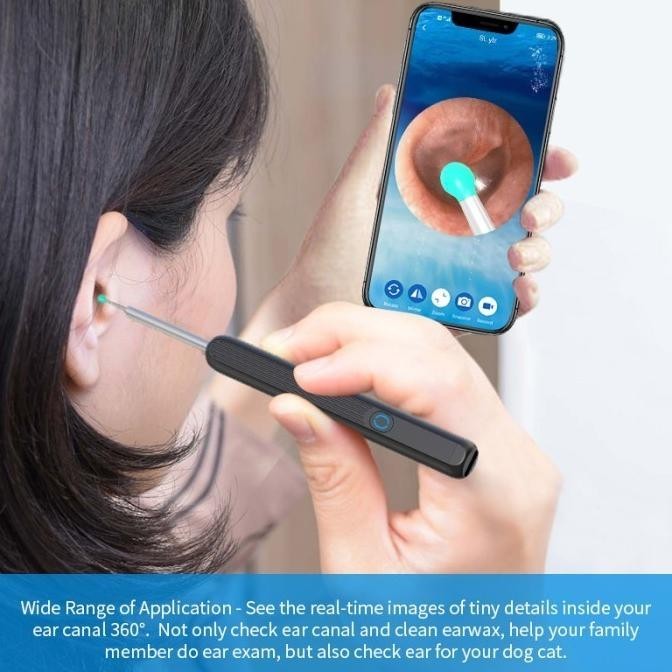 OMICRON Korek Korekan Kuping Alat Pembersih Telinga Kamera WIFI NE3