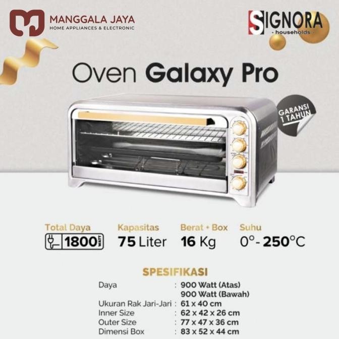Best Sales Signora Oven Galaxy 75 Liter Original