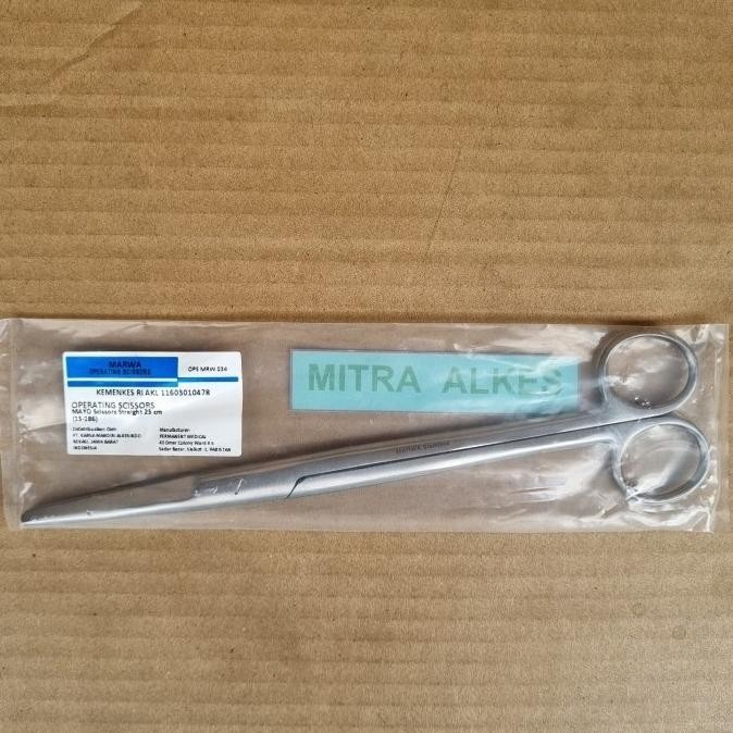 

New! Gunting Mayo Lurus 23cm. MAYO Scissors Straight 23 cm. Gunting IUD. ~