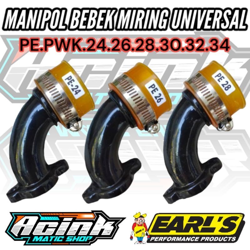 intake manipol bebek miring Murah pnp karbu pwk pwl pe king dll ukuran pe 24 26 28 manipol miring