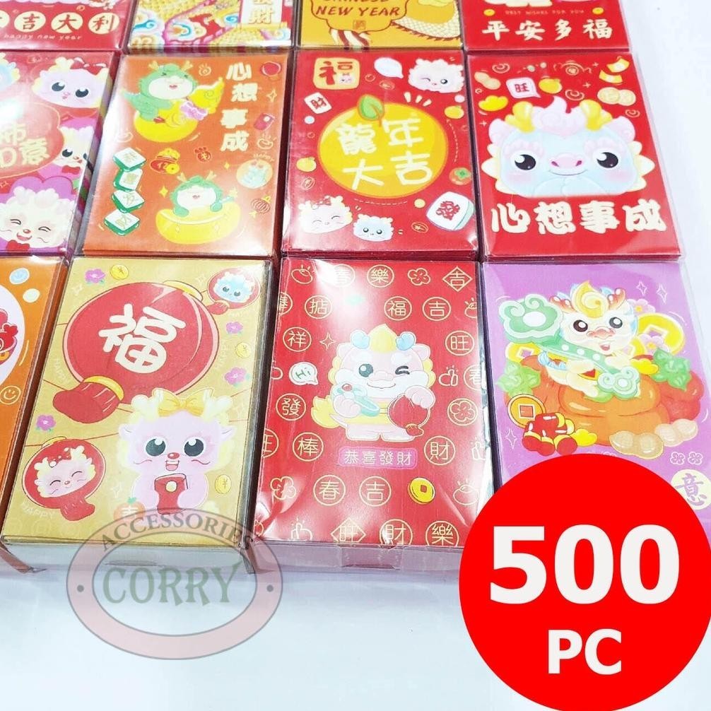 

Diskon Besar Angpao Imlek Naga Merah 500 Pc Murah 10 Cm Hong Pao Grosir Bulk Amplop Sincia 2024 Cod