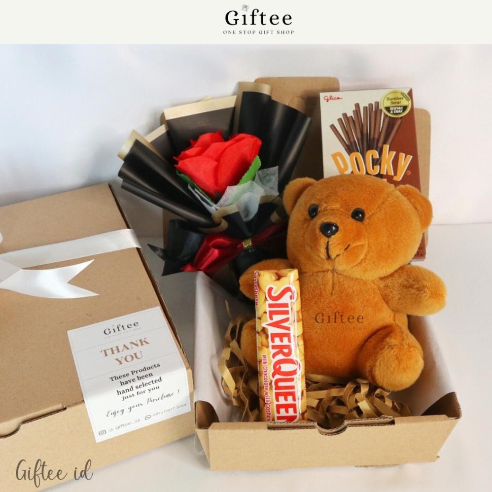 

Flash Sale Hampers Boneka Simple Cokelat Bunga Snack Kado Hadiah Gift Box Ultah Ulang Tahun Birthday Wisuda Graduation Sempro Sidang Anniversary Cewek Wanita Teman Pacar Souvenir Murah Valentine Hari Kasih Sayang Pasangan By Giftee Id Promo