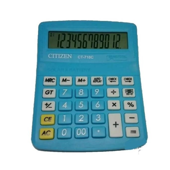 

Flash Sale kalkulator Citizen CT 718 Warna Kalkulator Meja Dagang