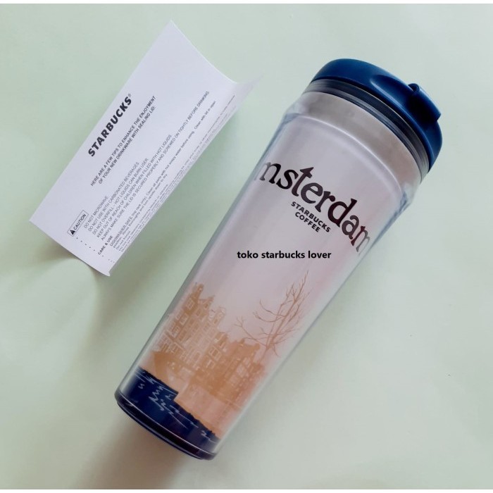Starbucks Tumbler Tall versi kota "Amsterdam Bicycle"