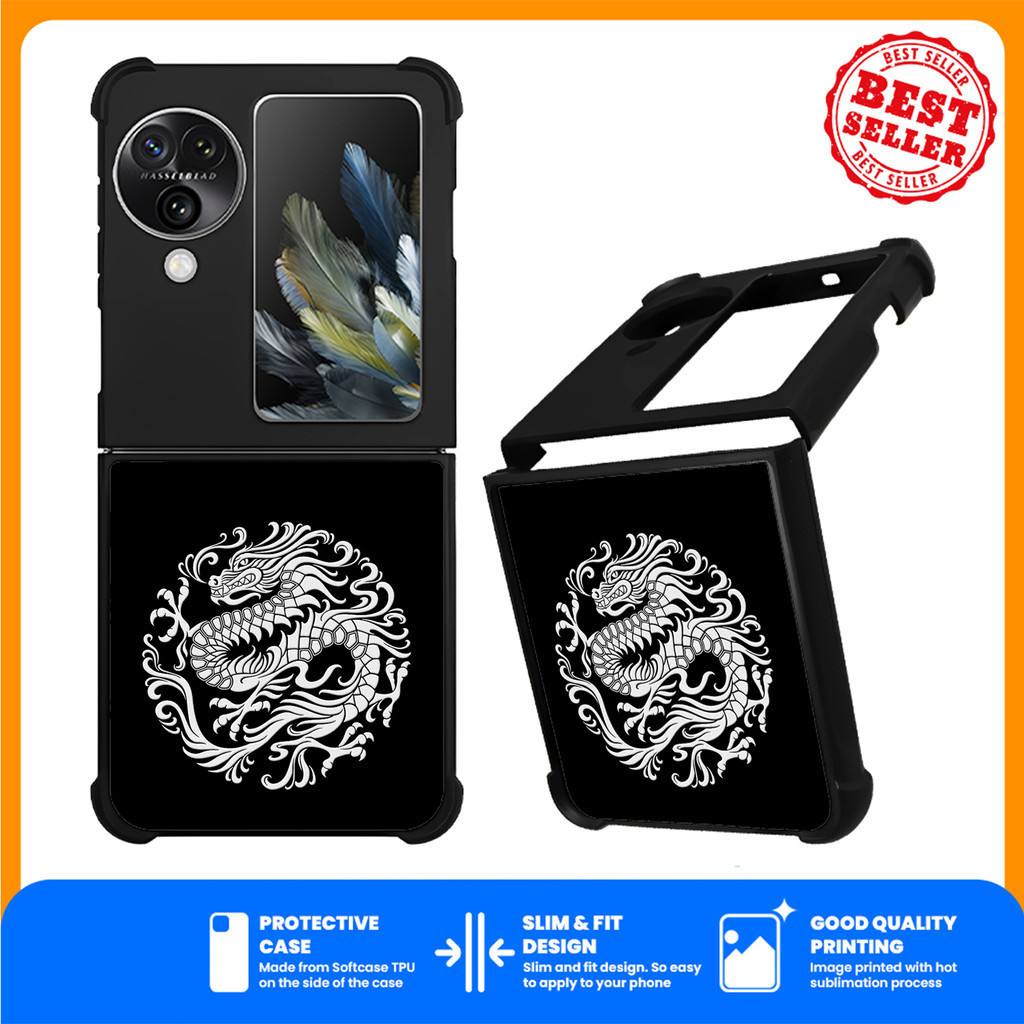 Case Casing Oppo N3 Flip Dragon Crest YDH0123