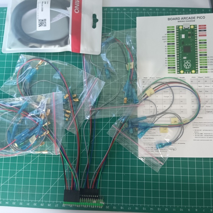 BOARD ARCADE STICK RASPBERY PICO MIXBOX HITBOX SOCD CLEANER PC PS4