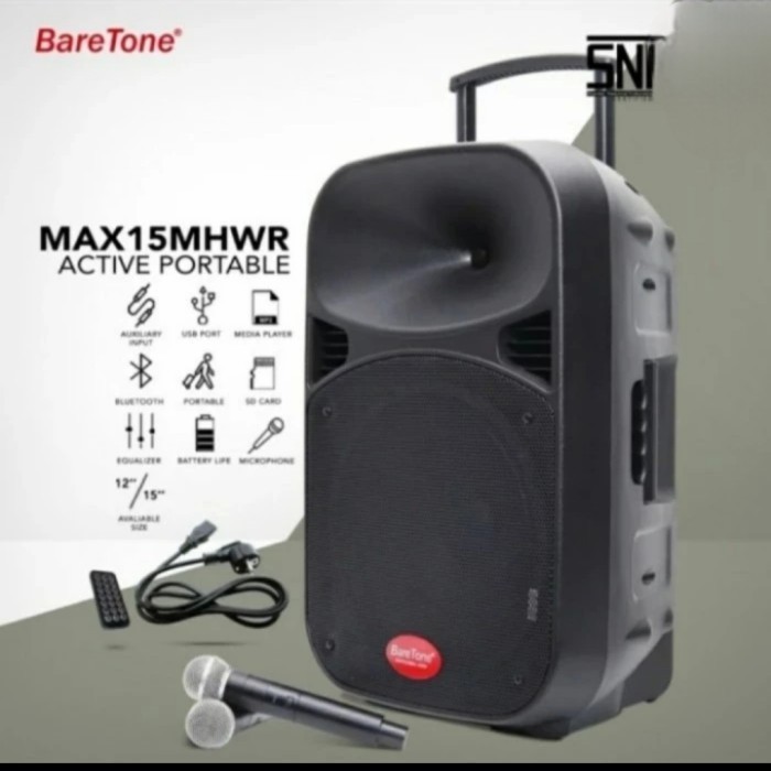 BARETONE 15MHWR / 15 MHWR PORTABLE WIRELESS MEETING GARANSI RESMI 15