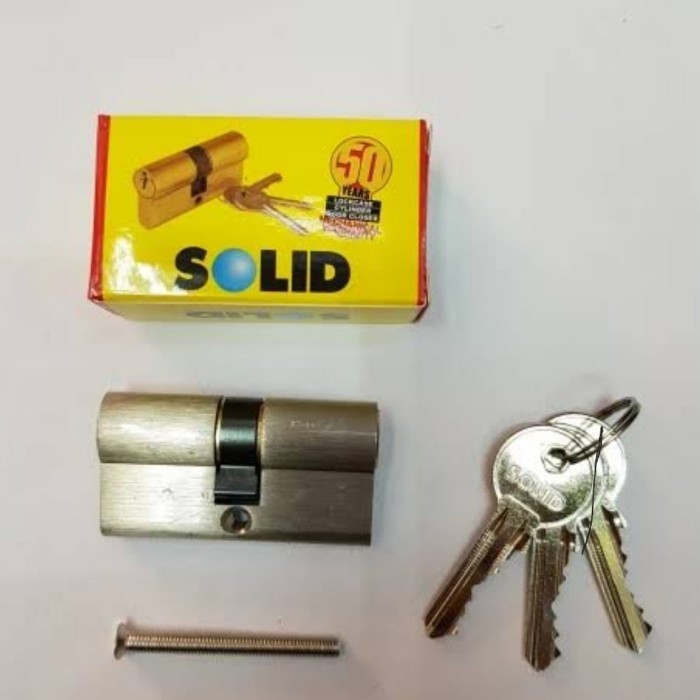 PROMO DOUBEL SILINDER CYLINDER KUNCI PINTU SOLID DC 02 60 SOLID #ORIGINAL