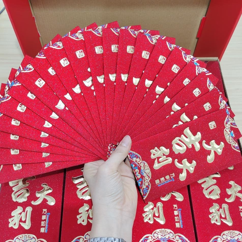 

Angpau Sincia Imlek 2024 Panjang Isi 20 / Amplop Angpao Merah Cny