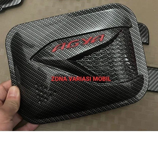 Tank Cover Agya Ayla Carbon 2013 - 2021 / Variasi Tutup Tangki Bensin