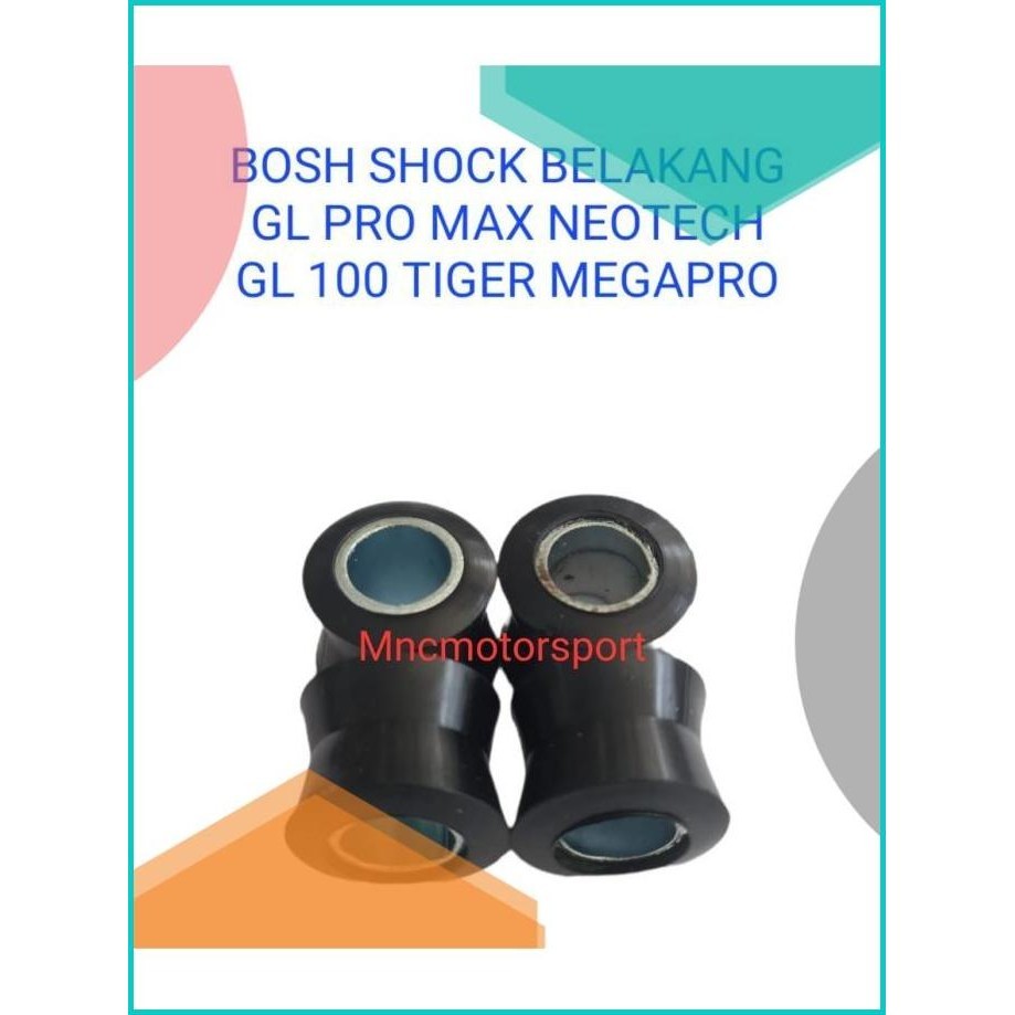 KARET BOSH BOS SHOCK SHOK BELAKANG GL PRO MAX NEOTECH TIGER MEGAPRO 16