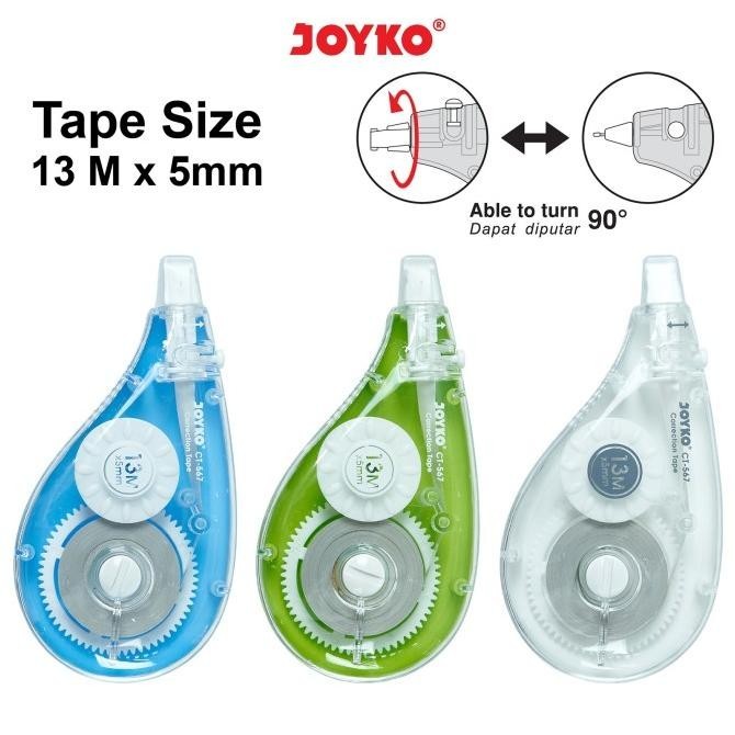 

Pita Koreksi Correction Tape Joyko Ct-567