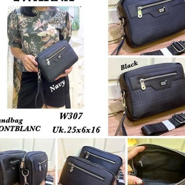 tas selempang pria waterproof handbag pria wanita tali panjang import Spesial