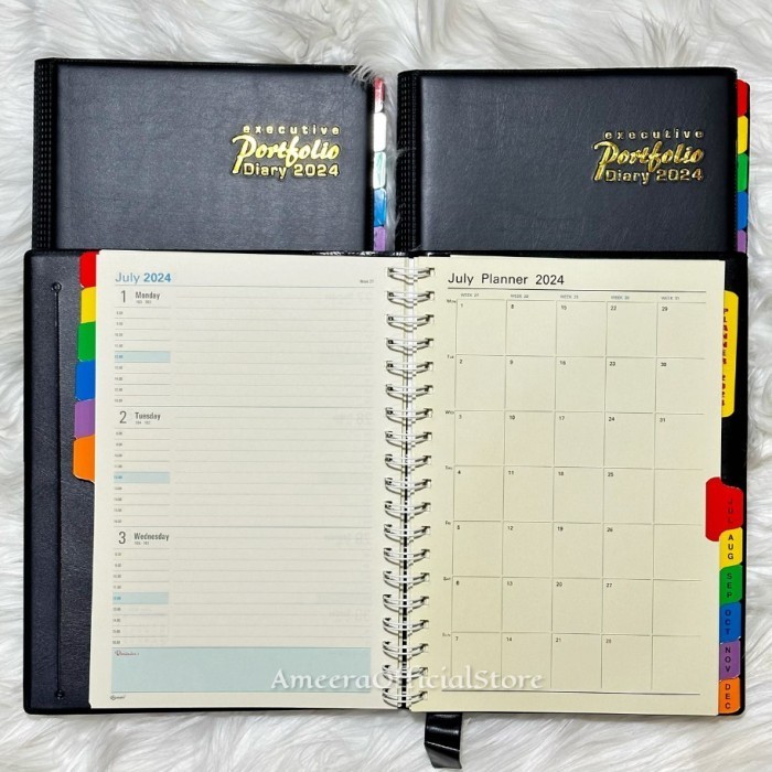 

Buku Agenda / Notebook Executive Portfolio Diary 2024 -fo2