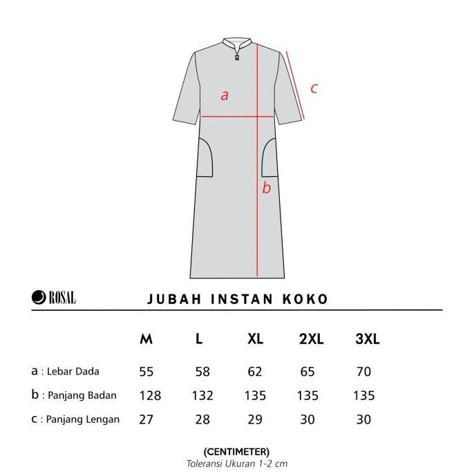 Jubah Gamis Pria Krah Koko Rosal Gamis Instan Jubah Jumbo Ikhwan Putih