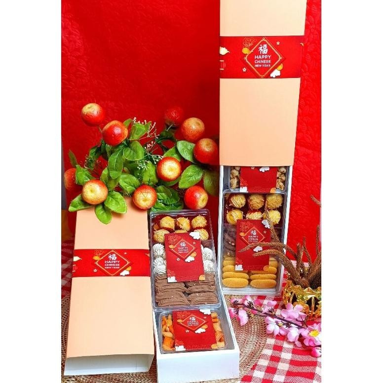 

Termurah Parcel Hampers Imlek Cny Chinese New Year / Sangjit / Sangle / Hantaran / Parcel Kue Kering Promo