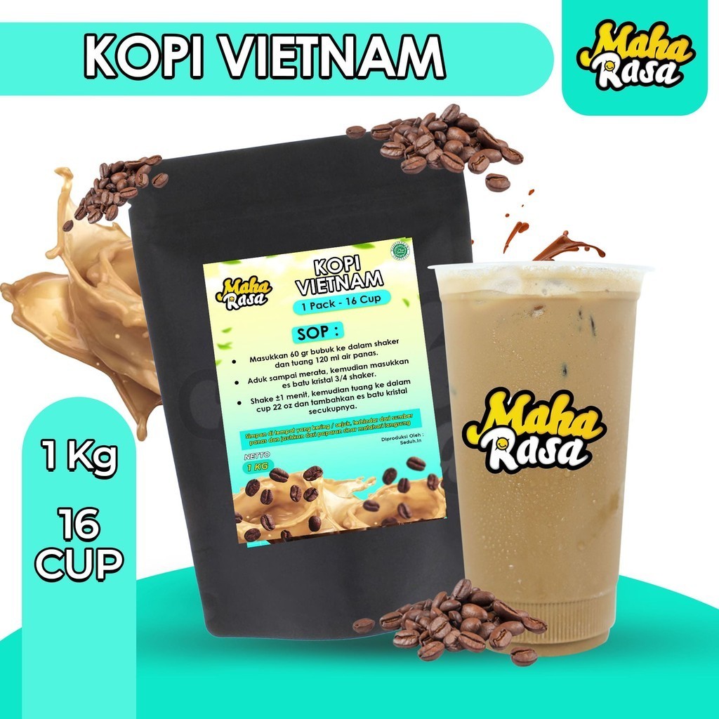 

MAHA RASA - Kopi Vietnam Bubuk Minuman Instan (1 KG)
