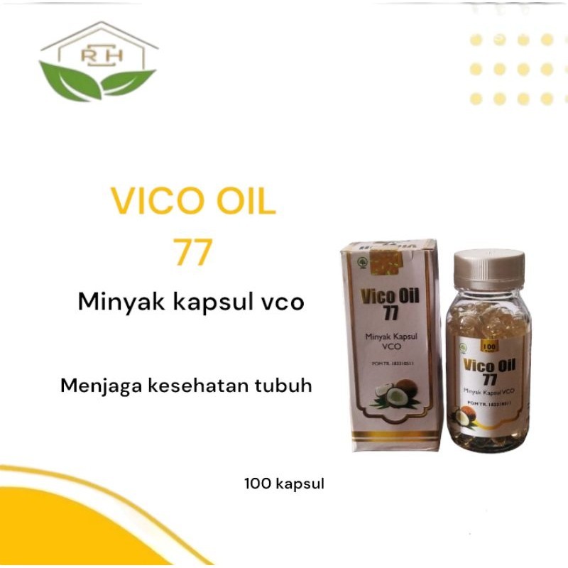 VICO OIL 77 minyak kapsul vco 100 kapsul