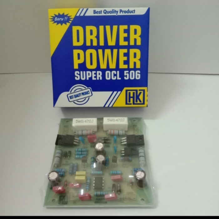 Kit Driver Power Socl 506 + Pcb Tr Super Ocl 506 Mono Amplifier