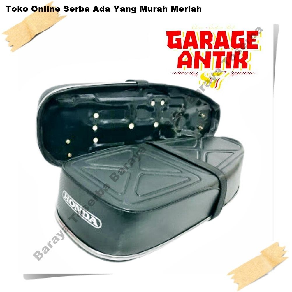 Jok c70 kulit pres jok pitung bekjul racing karbon anti gembos Jadul Vintage