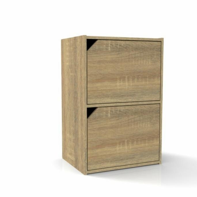 Rak lemari serbaguna / Rak buku pintu minimalis / Rak buku susun 2