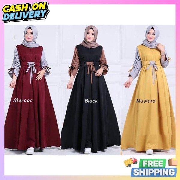 Gamiz Games Simple Elegan Gamies Formal Murah Dress Pesta Kondangan Ghames Gam8S Fashion Wanita Baju