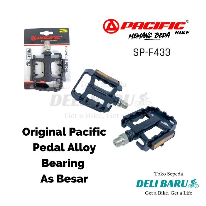 PACIFIC PEDAL ALLOY BEARING AS BESAR SEPEDA MTB MINI LIPAT