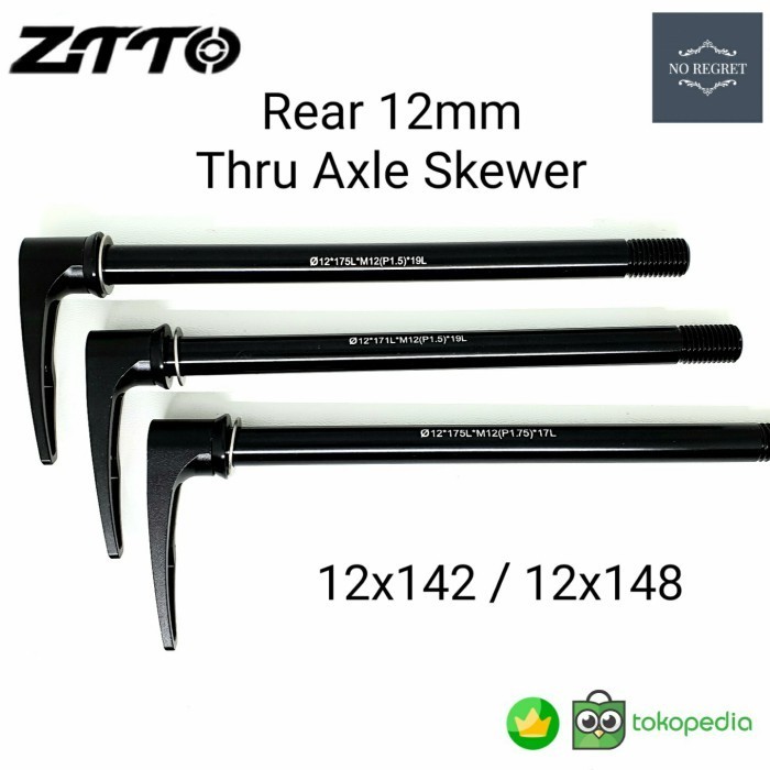 ZTTO REAR THRU AXLE SKEWER TA QR 12X142 / 12X148