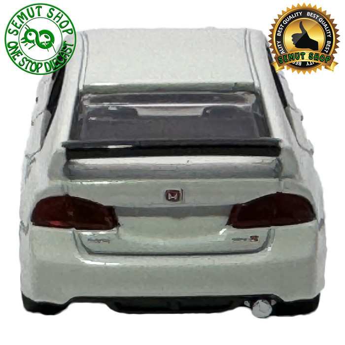 Tomica Premium No 37 Honda Civic Type R (FD2) White Miniatur Honda