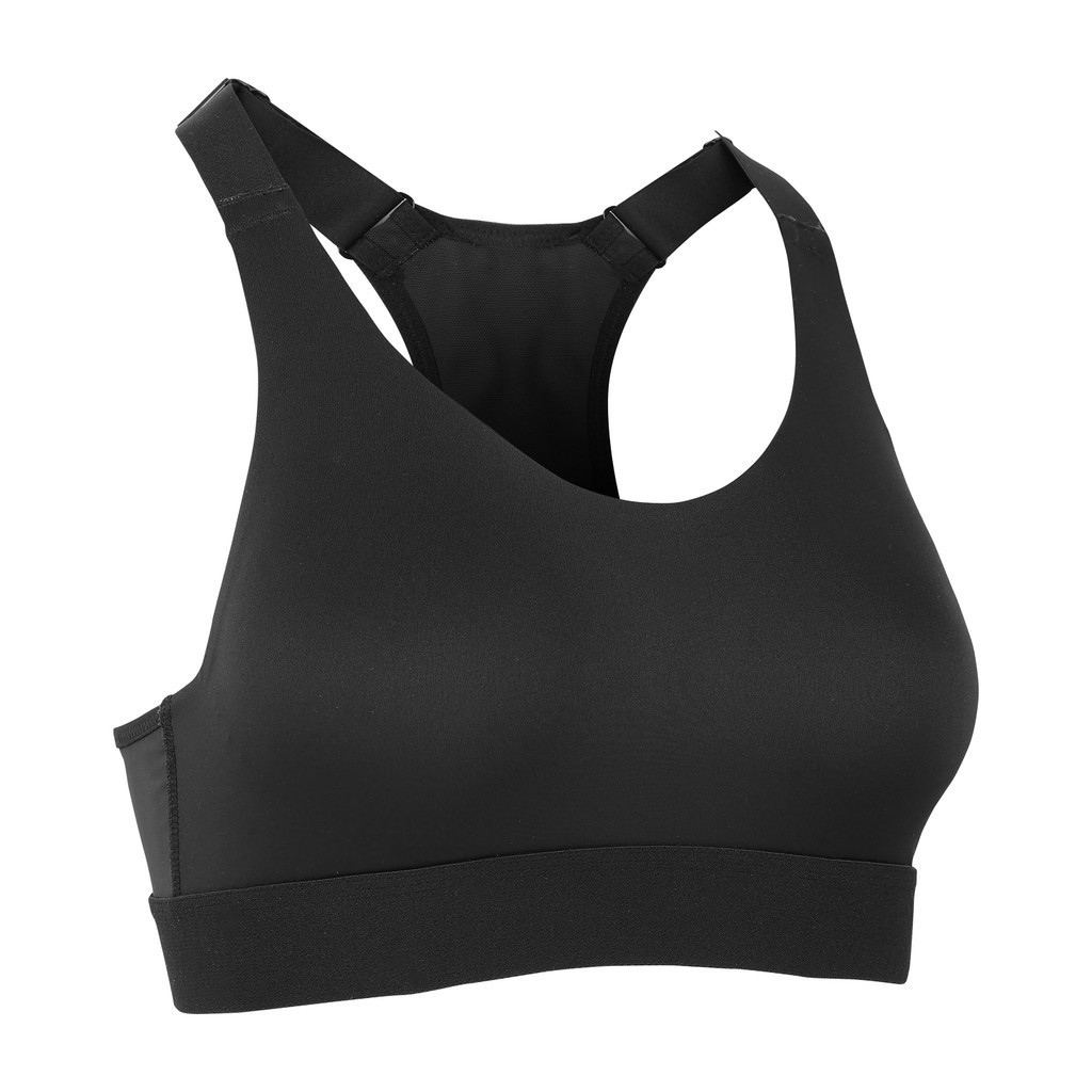 Decathlon DOMYOS Bra Olahraga Fitness Latihan Kardio Wanita 900 - Hitam-8589403