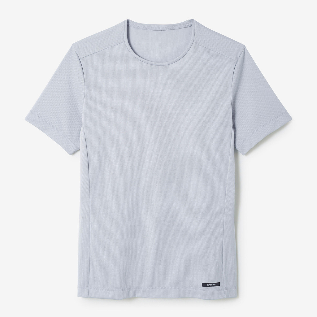 Decathlon KALENJI Kaos Lari Pria Dry - Abu-abu-8771123