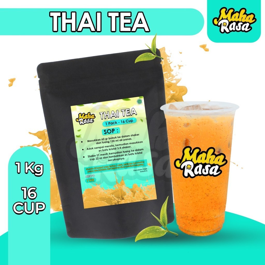 

MAHA RASA - Thai Tea Bubuk Minuman Instan (1 KG)