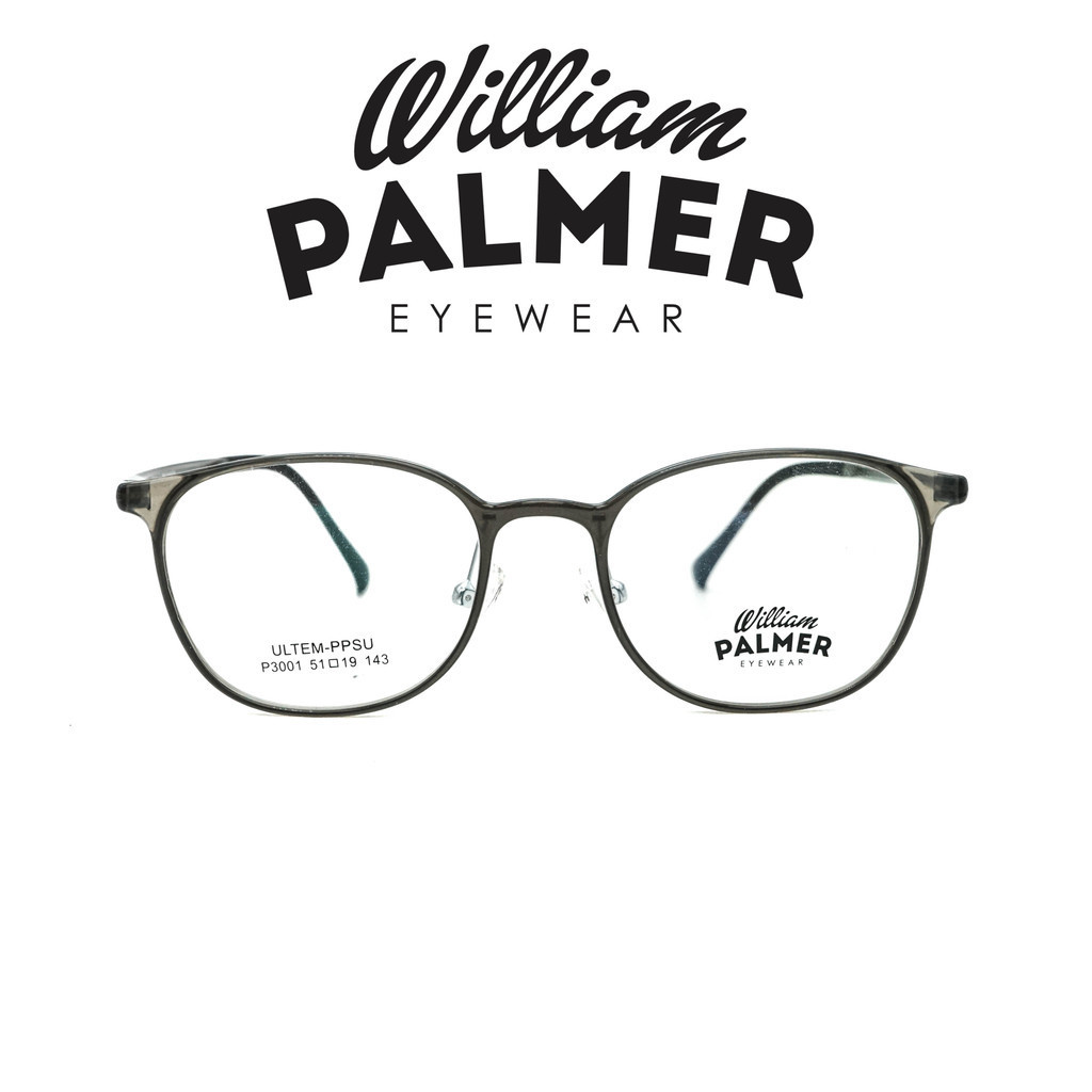 William Palmer Kacamata Pria Wanita Ultem 3001 C5 Grey