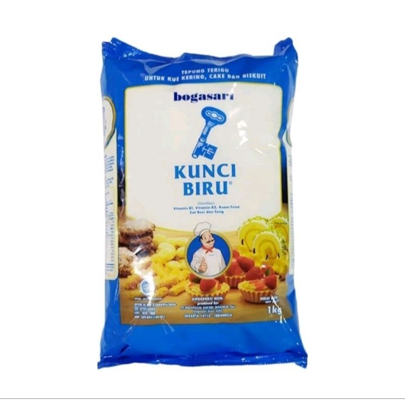 

Tepung Terigu Kunci Biru 1kg