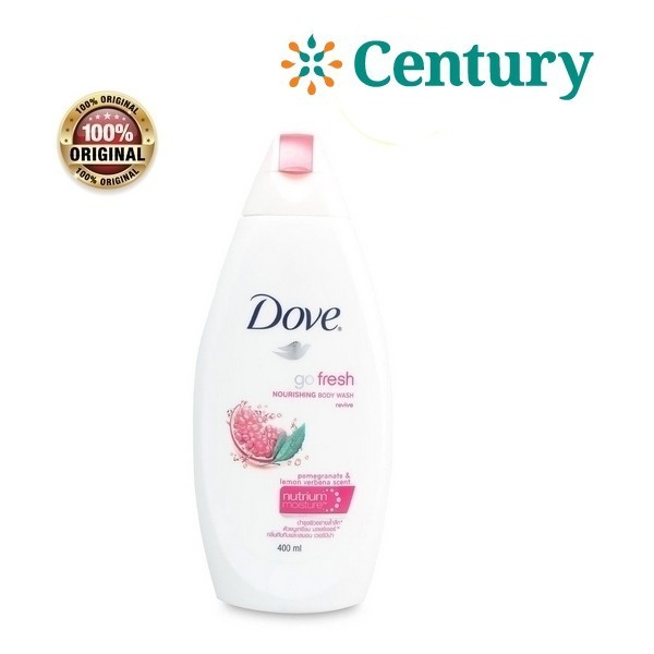 Dove Body Wash Go Fresh Revive Botol 400ml / Sabun Mandi / Body Wash