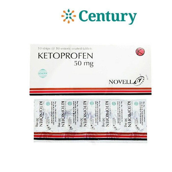 KETOPROFEN 50MG 1 STRIP 10 TABLET/ PEREDA NYERI